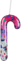 Kurt S. Adler kunststof kerstbal Disney Stitch zuurstok 18cm multi - afbeelding 1