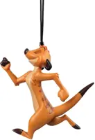 Kurt S. Adler kunststof kerstbal Disney Timon 8cm bruin - afbeelding 1
