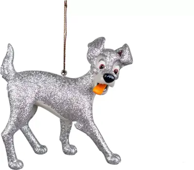 Kurt S. Adler kunststof kerstbal Disney Vagebond 10cm zilver - afbeelding 1