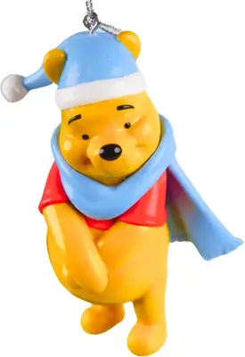 Kurt S. Adler kunststof kerstbal Disney Winnie de Poeh 9cm multi - afbeelding 1