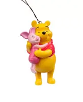 Kurt S. Adler kunststof kerstbal Disney Winnie de Poeh & Knorretje 10cm multi - afbeelding 1
