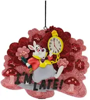 Kurt S. Adler kunststof kerstbal Disney Witte Konijn 10cm multi - afbeelding 1