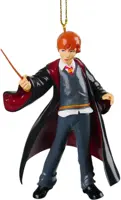 Kurt S. Adler kunststof kerstbal Harry Potter Ron Wemel 12cm grijs - afbeelding 1
