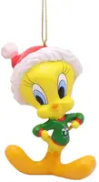 Kurt S. Adler kunststof kerstbal Looney Tunes Tweety 9cm geel - afbeelding 1