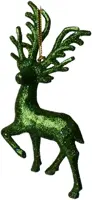 Kurt S. Adler kunststof kerstbal rendier 14cm roze  - afbeelding 4