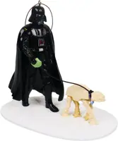 Kurt S. Adler kunststof kerstbal Star Wars Darth Vader 13cm zwart, wit - afbeelding 1