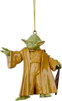 Kurt S. Adler kunststof kerstbal Star Wars Yoda 8cm multi - afbeelding 1