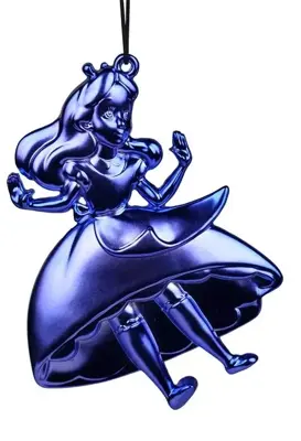 Kurt S. Adler metalen kerstbal Disney Alice 12cm multi - afbeelding 1