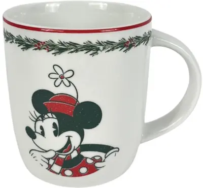 Kurt S. Adler mok keramiek disney minnie mouse 8x9.5cm   - afbeelding 1