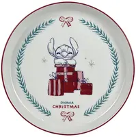 Kurt S. Adler ontbijtbord keramiek disney stitch 19x2cm   - afbeelding 1