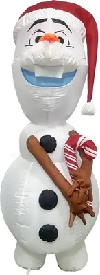 Kurt S. Adler opblaasfiguur Disney Olaf wit  - afbeelding 1