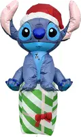 Kurt S. Adler opblaasfiguur Disney Stitch multi  - afbeelding 1