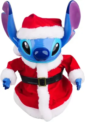 Kurt S. Adler piek kunststof disney stitch met kerstpak 30cm multi - afbeelding 1