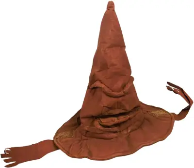 Kurt S. Adler piek kunststof harry potter sorteerhoed 25cm bruin - afbeelding 1