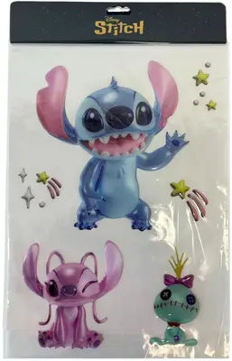 Kurt S. Adler raamsticker Disney Stitch multi  - afbeelding 1