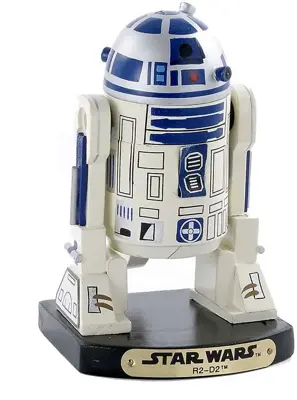 Kurt S. Adler Star Wars notenkraker R2-D2 25cm wit, blauw - afbeelding 1