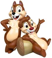 Kurt S. Adler tuinbeeld disney knabbel & babbel 31cm - afbeelding 1