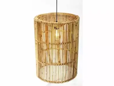 Lamp rotan blond 44x60 cm