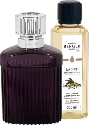 Lampe Berger giftset brander alpha prune scandale under the olive tree 250 ml - afbeelding 1