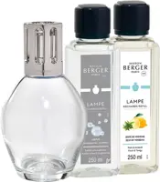 Lampe Berger giftset brander essentielle ovale so neutral & ocean breeze 2x250 ml - afbeelding 1