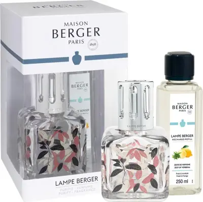 Lampe Berger giftset brander glaçon feuilles zest of verbena 250 ml - afbeelding 3