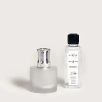 Lampe Berger giftset brander illusion givrée black angelica 250 ml