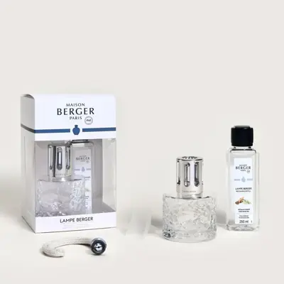 Lampe Berger giftset brander mirage transparente pure white tea 250 ml - afbeelding 5