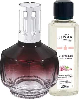 Lampe Berger giftset brander molécule prune underneath the magnolias 250 ml - afbeelding 1