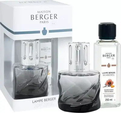 Lampe Berger giftset brander spirale noire velvet of orient 250 ml - afbeelding 3