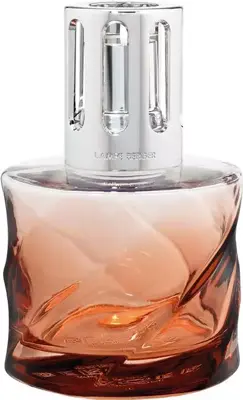 Lampe Berger giftset brander spirale rose ambré rhubarb radiance 250 ml - afbeelding 2