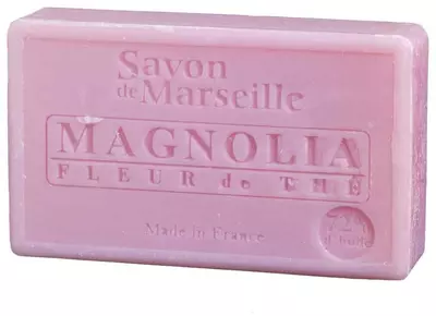 Le Chatelard 1802 Savon de Marseille zeep magnolia & fleur de the (magnolia en theeblaadjes) 100g