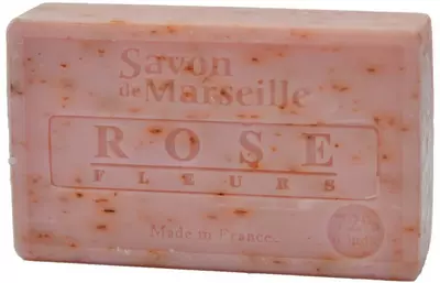 Le Chatelard 1802 Savon de Marseille zeep rose fleurs (rozenblaadjes) 100g