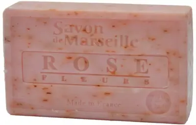 Le Chatelard 1802 Savon de Marseille zeep rose fleurs (rozenblaadjes) 100g