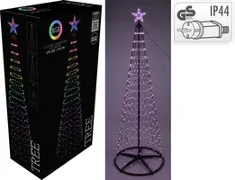 LED boom regenboog met 370 lampjes 210cm, multicolor - afbeelding 3