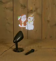 LED buitenprojector wuivende kerstman ip44 - afbeelding 1