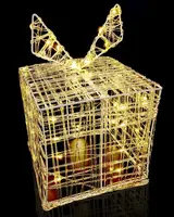 LED cadeau doos acryl 15cm - afbeelding 1