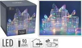LED cadeaus set van 3 maten 90 lampjes, multicolor - afbeelding 4