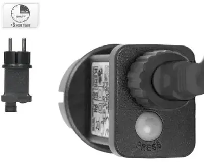 LED Clusterverlichting 768 LED Warm wit timer  - afbeelding 3