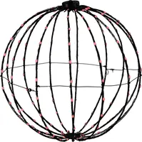 LED kerstbal met 168 RGB-lampjes, Ø 40cm, multicolor - afbeelding 2
