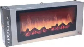 LED mini openhaard met vlameffect 57 x 25 cm - afbeelding 2