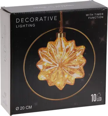 LED ster hangornament Ø 18cm - afbeelding 2