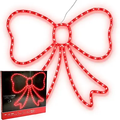 LED Strik 120 Micro LED 55 x 50 cm rood - afbeelding 2