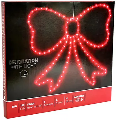 LED Strik 120 Micro LED 55 x 50 cm rood - afbeelding 4