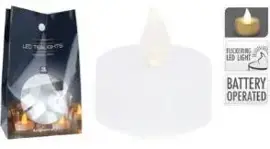 LED theelichten 15 stuks in zak - afbeelding 2