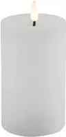 Ledkaars lyon d7.5h12.5cm wit bo - afbeelding 1