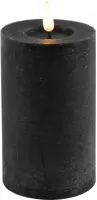 Ledkaars lyon d7.5h12.5cm zwart bo - afbeelding 1