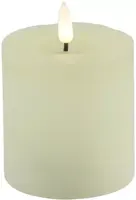 Ledkaars lyon d7.5h8cm creme bo - afbeelding 1