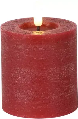 Ledstompkrs lyon d7.5h8cm rood bo - afbeelding 1