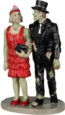 Lemax a night out on the town halloween figuur Spooky Town 2022 - afbeelding 1