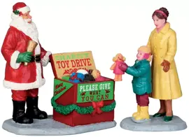 Lemax a season of giving s/2 kerstdorp figuur type 4 Caddington Village 2015 - afbeelding 1